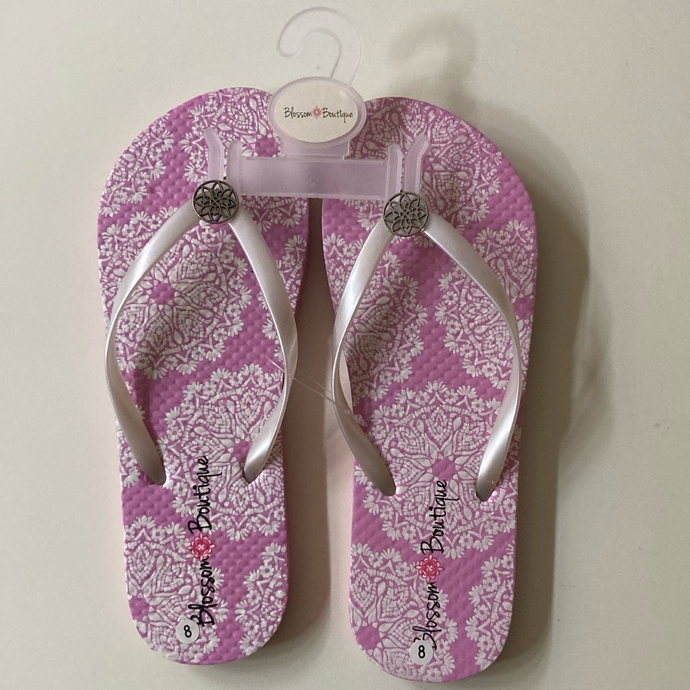 Blossom Boutique Flip Flops - Size 8